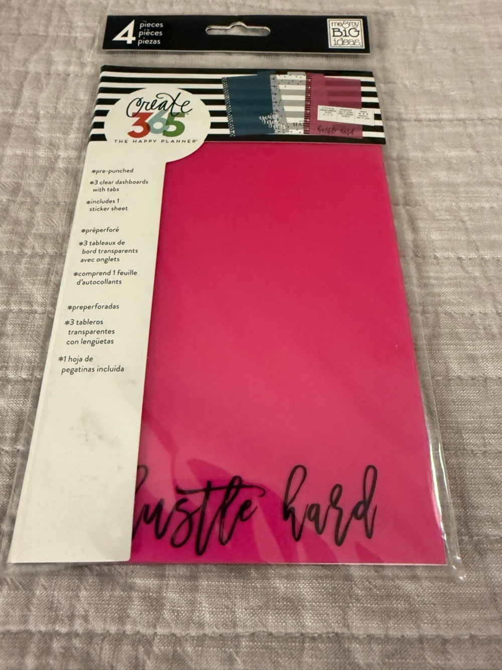 The Happy Planner Me & My Big Ideas set of 3 Planner Dashboard Tabs